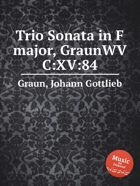 Обложка книги Trio Sonata in F major, GraunWV C:XV:84, J.G. Graun