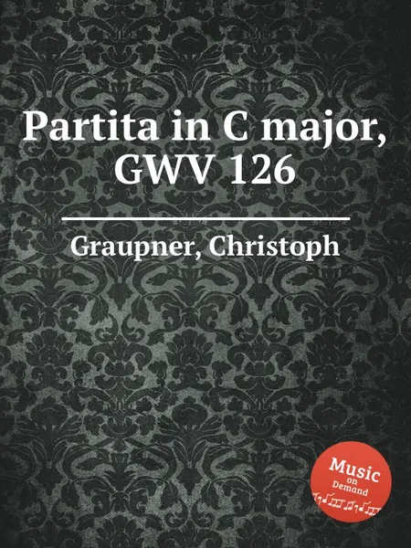 Обложка книги Partita in C major, GWV 126, C. Graupner