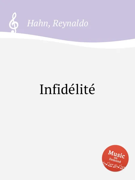 Обложка книги Infidelite, R. Hahn