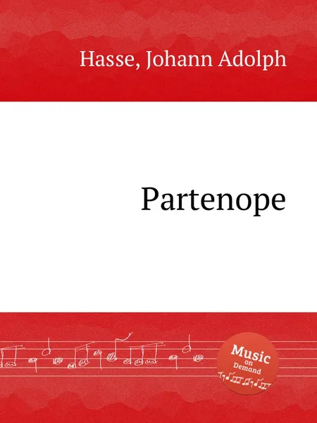 Обложка книги Partenope, J.A. Hasse