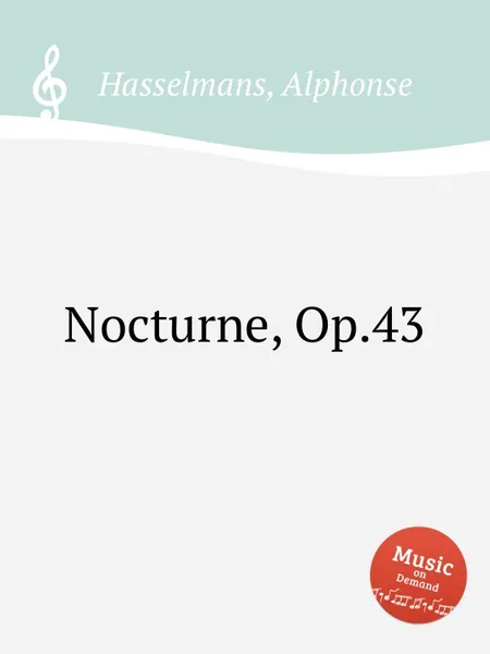 Обложка книги Nocturne, Op.43, A. Hasselmans