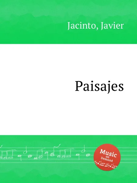 Обложка книги Paisajes, J. Jacinto