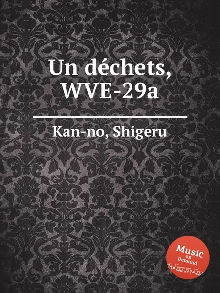 Обложка книги Un dechets, WVE-29a, S. Kan-no