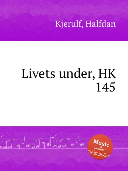 Обложка книги Livets under, HK 145, H. Kjerulf