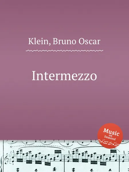 Обложка книги Intermezzo, B.O. Klein