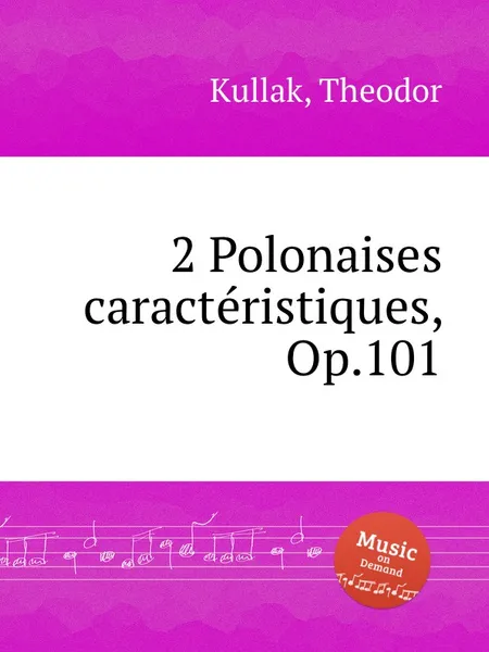 Обложка книги 2 Polonaises caracteristiques, Op.101, T. Kullak