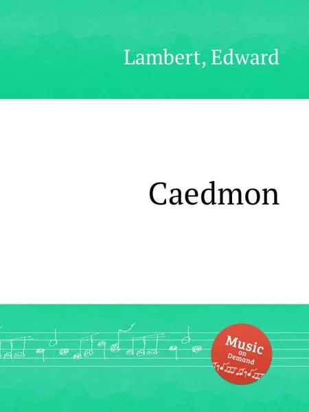 Обложка книги Caedmon, E. Lambert