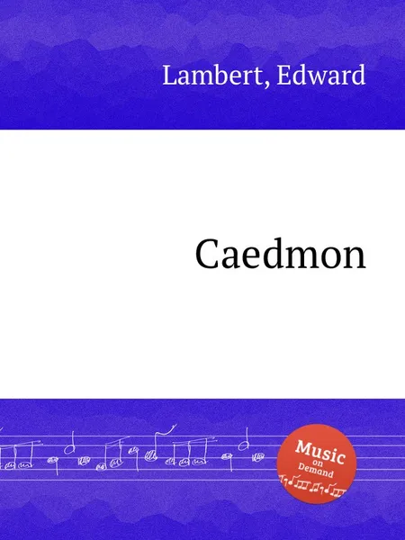 Обложка книги Caedmon, E. Lambert