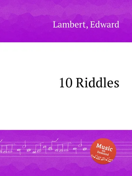 Обложка книги 10 Riddles, E. Lambert