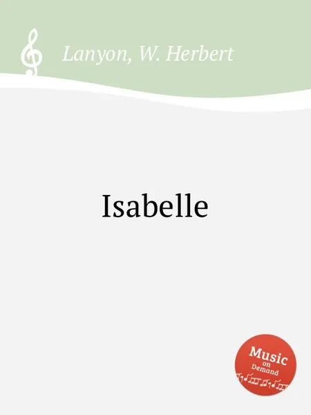 Обложка книги Isabelle, W.H. Lanyon