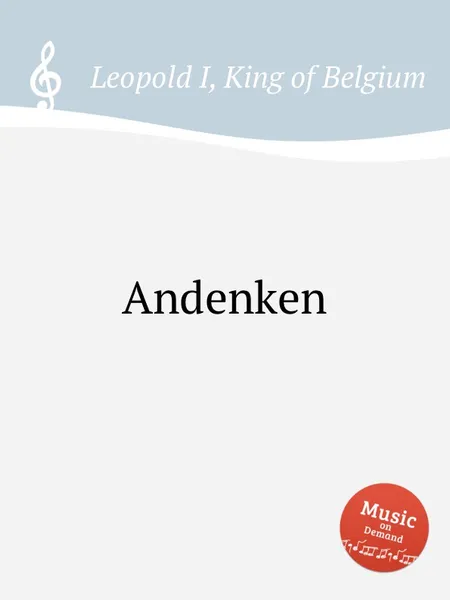 Обложка книги Andenken, I. Leopold