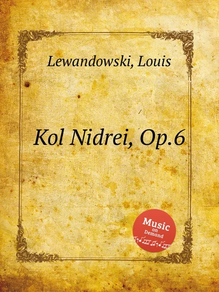 Обложка книги Kol Nidrei, Op.6, L. Lewandowski