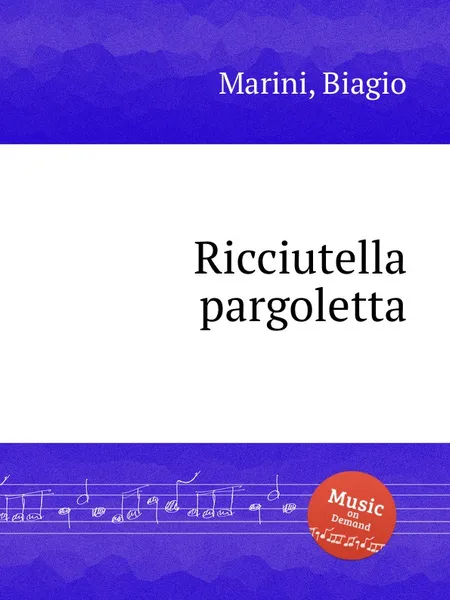 Обложка книги Ricciutella pargoletta, B. Marini