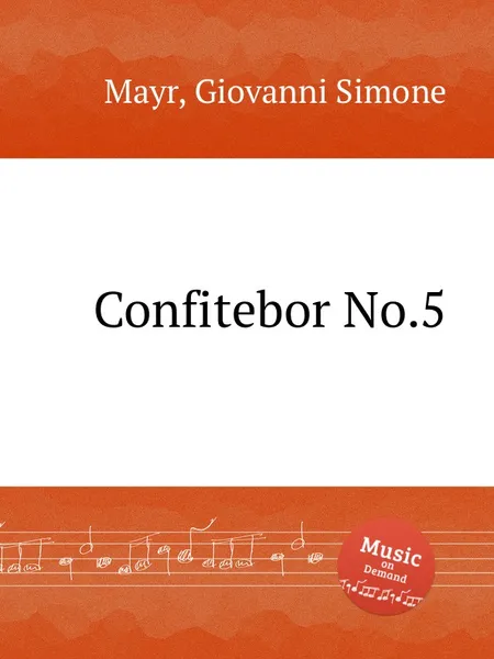 Обложка книги Confitebor No.5, G.S. Mayr