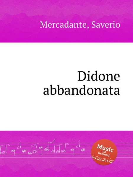 Обложка книги Didone abbandonata, S. Mercadante