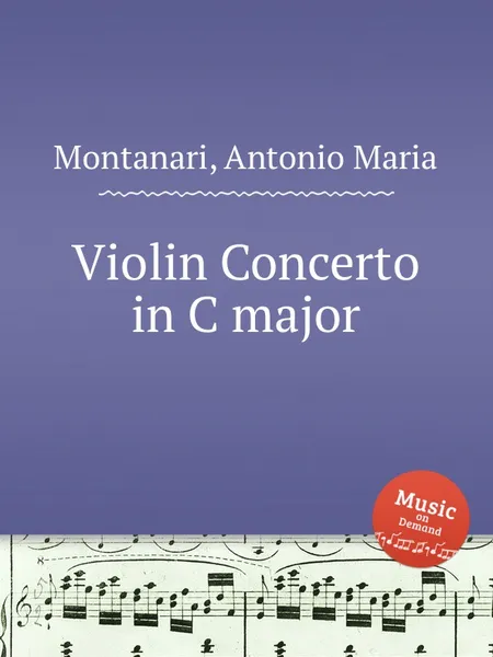 Обложка книги Violin Concerto in C major, A.M. Montanari