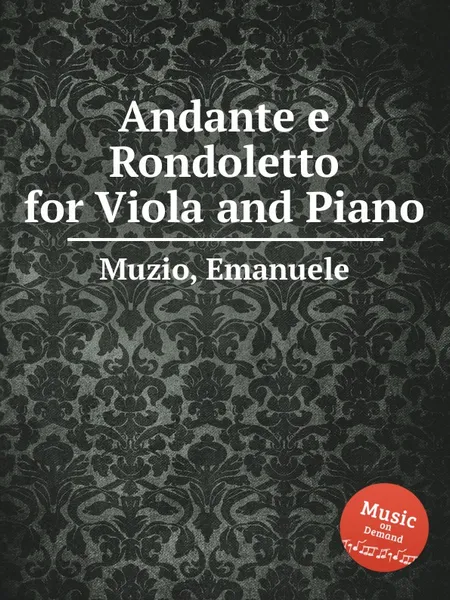 Обложка книги Andante e Rondoletto for Viola and Piano, E. Muzio