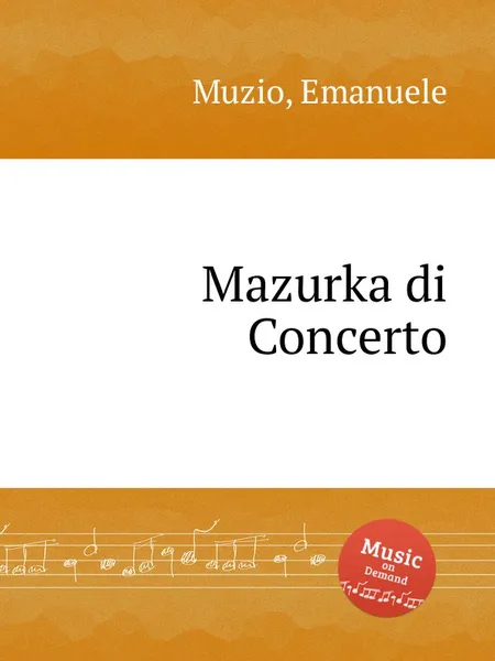 Обложка книги Mazurka di Concerto, E. Muzio