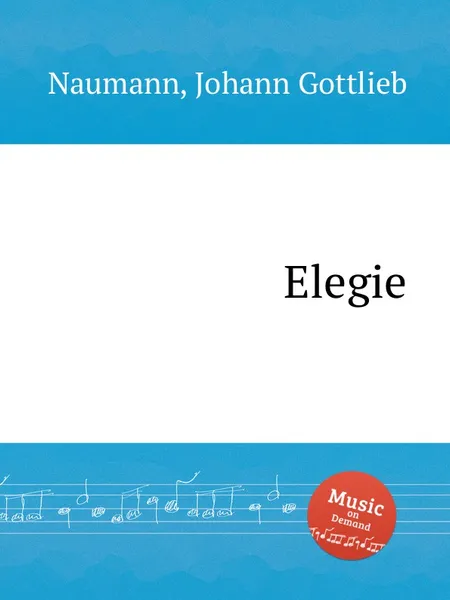 Обложка книги Elegie, J.G. Naumann