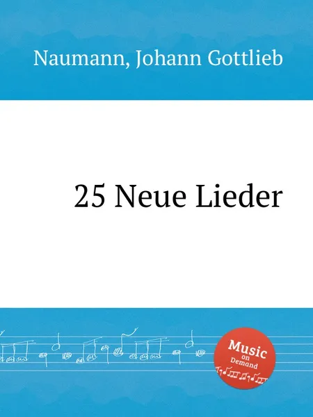 Обложка книги 25 Neue Lieder, J.G. Naumann