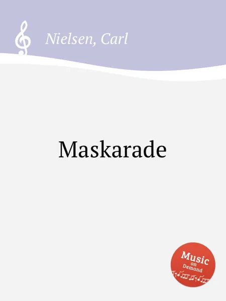 Обложка книги Maskarade, C. Nielsen