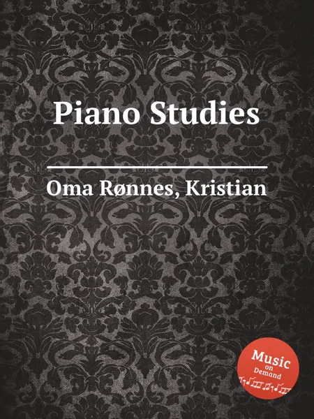 Обложка книги Piano Studies, K.O. Rønnes