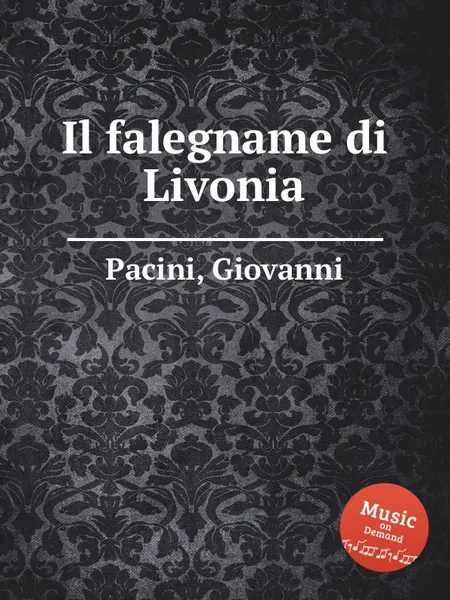 Обложка книги Il falegname di Livonia, G. Pacini