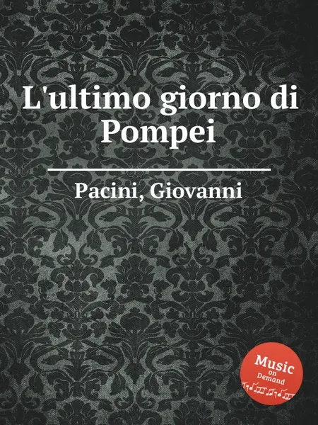 Обложка книги L'ultimo giorno di Pompei, G. Pacini