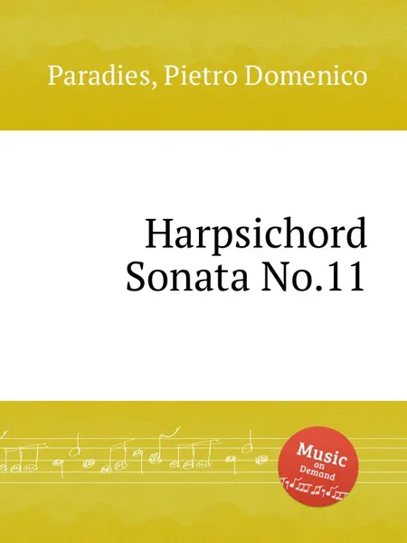 Обложка книги Harpsichord Sonata No.11, P.D. Paradies