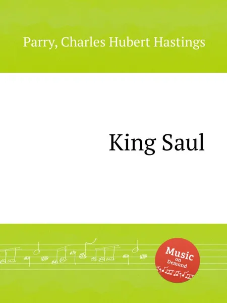 Обложка книги King Saul, C.H. Parry