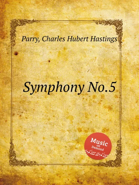 Обложка книги Symphony No.5, C.H. Parry