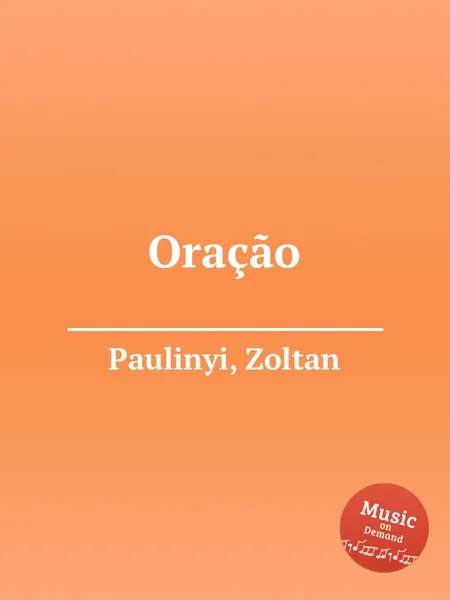 Обложка книги Oracao, Z. Paulinyi