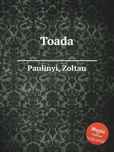 Обложка книги Toada, Z. Paulinyi