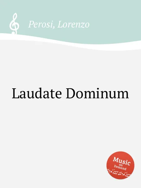 Обложка книги Laudate Dominum, L. Perosi