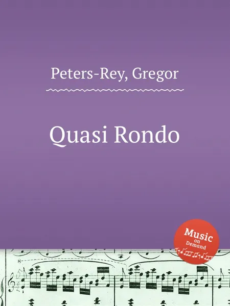 Обложка книги Quasi Rondo, G. Peters-Rey