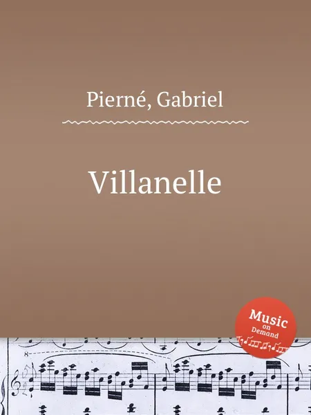 Обложка книги Villanelle, G. Pierné