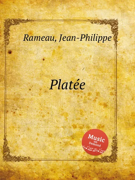 Обложка книги Platee, J. Rameau