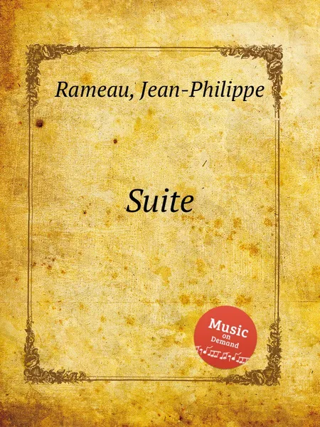 Обложка книги Suite, J. Rameau