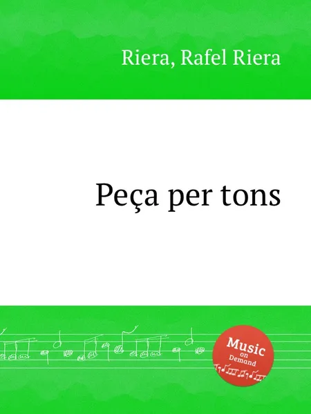 Обложка книги Peca per tons, R.R. Riera