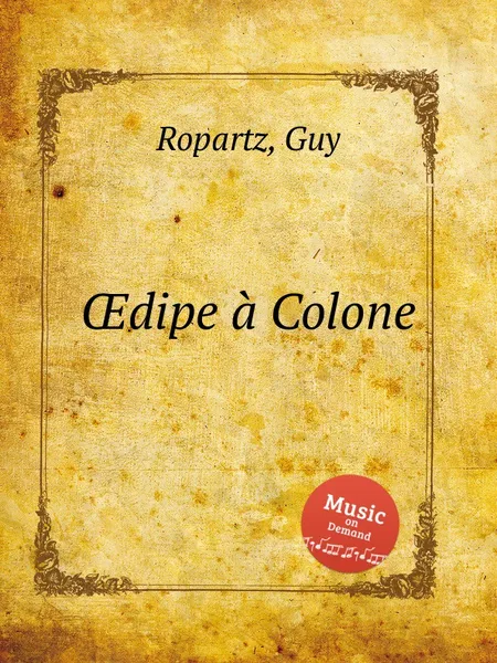 Обложка книги ?dipe a Colone, G. Ropartz