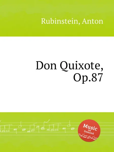 Обложка книги Don Quixote, Op.87, A. Rubinstein