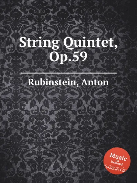 Обложка книги String Quintet, Op.59, A. Rubinstein