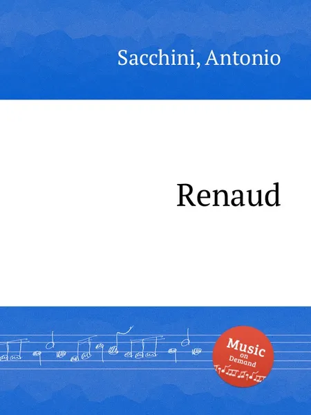 Обложка книги Renaud, A. Sacchini