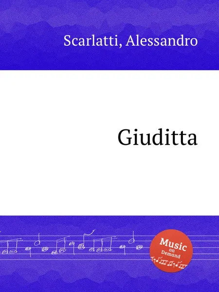 Обложка книги Giuditta, A. Scarlatti