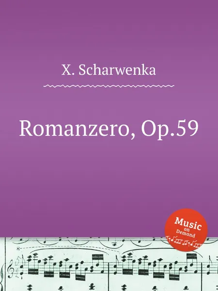 Обложка книги Romanzero, Op.59, X. Scharwenka