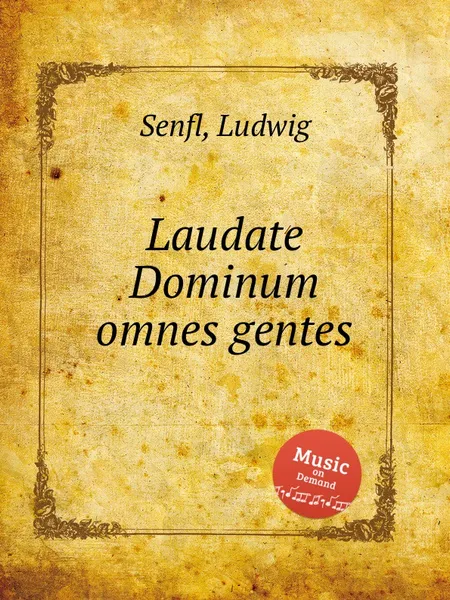 Обложка книги Laudate Dominum omnes gentes, L. Senfl