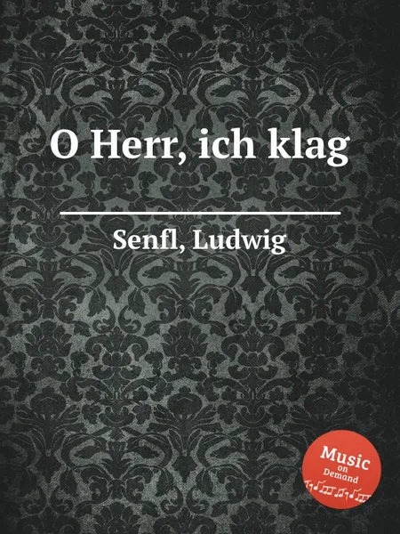 Обложка книги O Herr, ich klag, L. Senfl