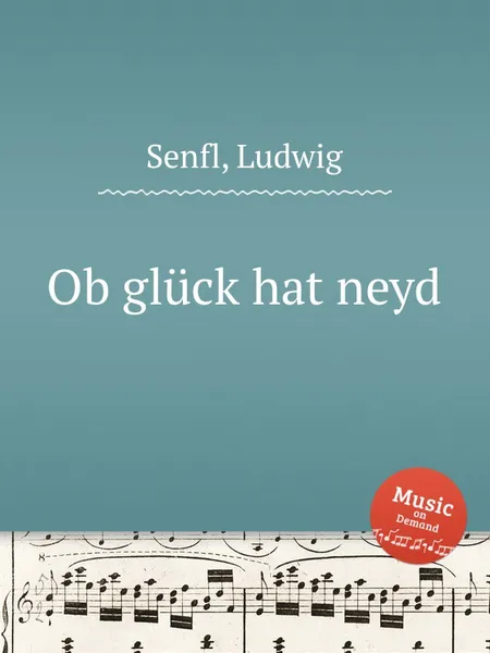 Обложка книги Ob gluck hat neyd, L. Senfl