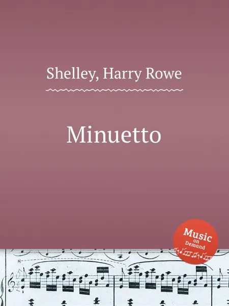 Обложка книги Minuetto, H.R. Shelley