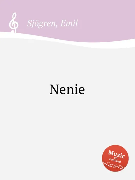 Обложка книги Nenie, E. Sjоgren